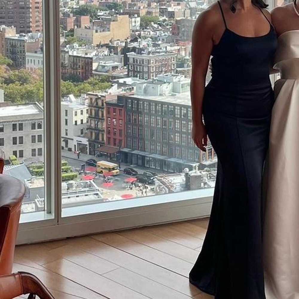 Elegant Navy Gown